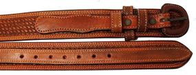 img 1 attached to Affilare Basket Tooled Leather 26RAA102BR Men's Accessories