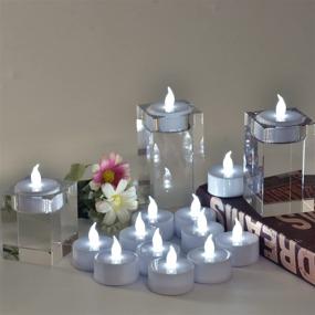 img 3 attached to Eloer Candles Pack Flameless Realistic Flickering