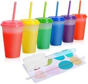 img 4 attached to Color Changing Cups Tumblers Reusable