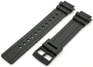 ⌚ genuine casio black resin watch: timekeeping at its best logo