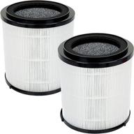 🔄 flintar upgraded h13 true hepa replacement filter, compatible with silveronyx 5-speed air purifier, all-in-1 h13 grade true hepa filter, large room 500 sq ft, 2-pack (2) логотип