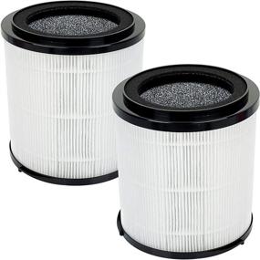 img 4 attached to 🔄 Flintar Upgraded H13 True HEPA Replacement Filter, Compatible with SilverOnyx 5-Speed Air Purifier, All-in-1 H13 Grade True HEPA filter, Large Room 500 sq ft, 2-Pack (2)