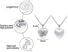 img 1 attached to LuxglitterLin Necklace Polished Pictures Engraved