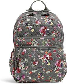 img 4 attached to Stylish Vera Bradley Iconic Backpack Signature Collection for Casual Daypacks