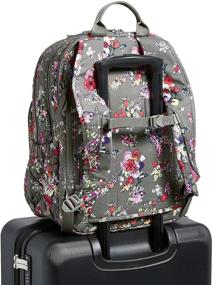 img 1 attached to Stylish Vera Bradley Iconic Backpack Signature Collection for Casual Daypacks