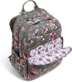 img 2 attached to Stylish Vera Bradley Iconic Backpack Signature Collection for Casual Daypacks