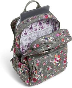 img 3 attached to Stylish Vera Bradley Iconic Backpack Signature Collection for Casual Daypacks