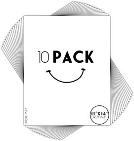 img 4 attached to 📸 Golden State Art 11x14 Acid-Free Uncut Mats - 10 Pack, White - Ideal for Photos, Pictures, Frames
