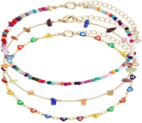 img 4 attached to 🦋 Vibrant Adjustable Butterfly Bracelets: Delightful Multilayer Jewelry for Girls