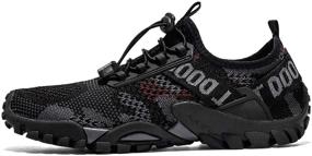 img 3 attached to SITAILE Water Barefoot Hiking Shoes: Optimal Men's Footwear for Walking and Athletic Activities