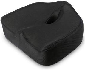 img 4 attached to Windsleeping Latex Soft Seat Cushion - Non-Slip Coccyx and Tailbone Pain Relief, Ideal for Sciatica and Back Discomfort