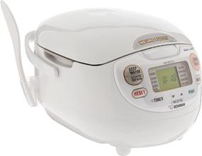 img 4 attached to 🍚 Premium White Zojirushi Neuro Fuzzy Rice Cooker 5.5-Cup: High-Performance Cooking at Its Finest