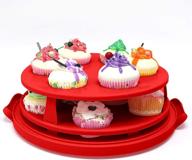 round cupcake carrier container transporter логотип