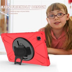 img 1 attached to Samsung Galaxy Tab A7 Case For Kids SM-T500/SM-T505