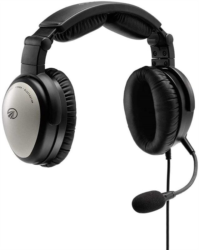 lightspeed sierra anr aviation headset 로고
