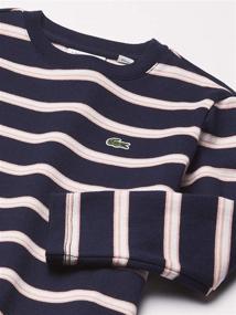 img 1 attached to Lacoste Sleeve Striped T Shirt Rednavy