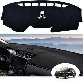 img 4 attached to SPEEDWOW Dashboard Cover Mat 🚗 for 2017-2021 Honda CRV: Premium Carpet Protection