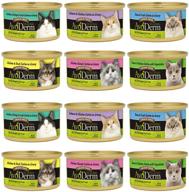 🐱 avoderm 6 flavor variety bundle: grain-free cat food, free from grains and full of flavor - tuna & chicken, chicken & duck, chicken chunks, tuna & crab, sardines, shrimp & crab, salmon & chicken - 3 oz each (12 cans total) logo