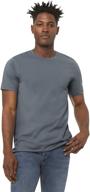 👕 bella canvas airlume cotton black men's t-shirts & tanks: quality apparel for stylish comfort logo