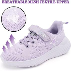 img 3 attached to Comfortable YYZ Girls Tennis Shoes - Top Girls' Shoes for Optimal Comfort