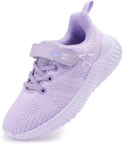 img 4 attached to Comfortable YYZ Girls Tennis Shoes - Top Girls' Shoes for Optimal Comfort