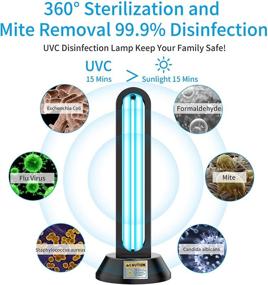 img 2 attached to 💡 Efficient Germicidal UV Lamp: FiGoal 36W Sterilization with Three-Step Timing and Remote Control for Household Disinfection - Style 2