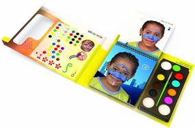 img 3 attached to 🎨 Snazaroo Face Paint Studio Set: 14-Piece Kit with 9 Vibrant Colors