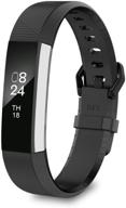 📱 leefox браслеты fitbit alta hr и alta - классический аксессуарный ремешок для fitbit alta hr/ace и alta - замена застёжки для fitbit alta/alta hr - большой/маленький для мужчин и женщин логотип