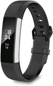 img 4 attached to 📱 LEEFOX браслеты Fitbit Alta HR и Alta - Классический аксессуарный ремешок для Fitbit Alta HR/Ace и Alta - Замена застёжки для Fitbit Alta/Alta HR - Большой/маленький для мужчин и женщин