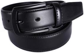 img 3 attached to 🎩 Classy and Stylish Weifert Genuine Leather Dress Formal Men's Accessories for Belts"