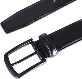 img 2 attached to 🎩 Classy and Stylish Weifert Genuine Leather Dress Formal Men's Accessories for Belts"