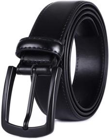 img 4 attached to 🎩 Classy and Stylish Weifert Genuine Leather Dress Formal Men's Accessories for Belts"