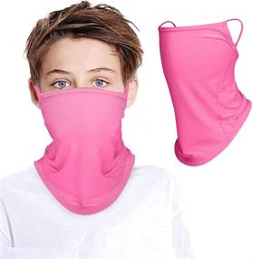 img 4 attached to Gaiter Loops Bandana Balaclava Outdoor Boys' Accessories