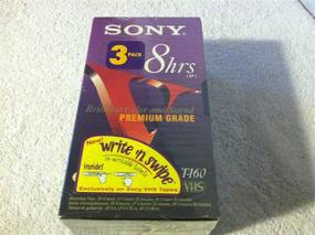 img 4 attached to 📼 Sony Premium Grade VHS T-160VF 3-Pack - Up to 8 Hours (EP)