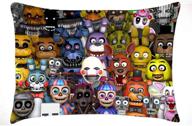 💤 подушка fnaf five nights at freddy's: наволочка декоративная: 20x30 дюймов - высококачественный продукт heizifang! логотип