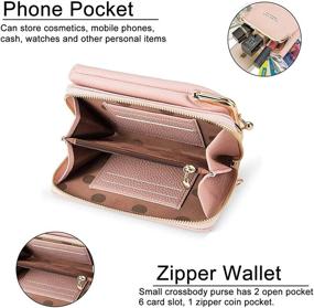 img 3 attached to 👜 Versatile Crossbody Leather Shoulder Wallet - Stylish Handbag and Wallet Combo for Women