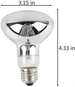 img 3 attached to High-Performance 75W UVB Reptile Light and Heat Lamp Bulb: Essential Bearded Dragon Accessories for Reptile Care