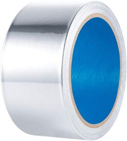 img 4 attached to 🔧 Multi-purpose Heavy-Duty Aluminum Tape - 3.6mil Thickness | HVAC, Dryer Vent, Ductwork, AC Unit, and More | High Temperature Resistant | 2" x 13yd