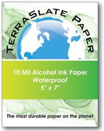 📄 terraslate 10 mil alcohol ink art paper - 5" x 7", 25 sheets logo