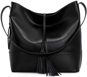 img 1 attached to BOSTANTEN Leather Shoulder Handbag Top Handle