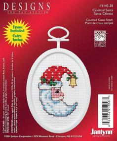 img 2 attached to ❄️ Janlynn 21-1058 Let it Snow: Mini Counted Cross Oval Stitch Kit 2-1/4 by 2-3/4-Inch - Get Crafty!