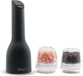 img 2 attached to 🌶️ FinaMill: The Ultimate Battery Operated Pepper Mill & Spice Grinder - Adjustable Coarseness, Ceramic Grinding Elements, One Touch Operation with LED Light, Includes 2 Quick-Change FinaPods