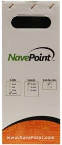 img 2 attached to 🔊 Кабель для аудио-динамиков в стене: NavePoint 500 футов CL2 12/2 AWG 2 проводниковый оптовый белый - высококачественная передача звука