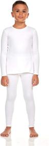 img 4 attached to Bodtek Boys Thermal Underwear Set Outdoor Recreation