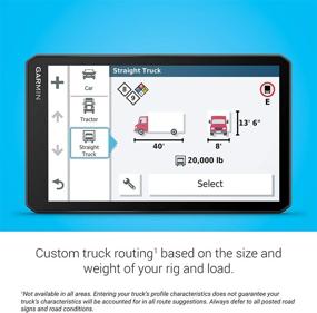 img 2 attached to Garmin dezl OTR700: Advanced 7-inch GPS Truck Navigator with Easy-to-Read Touchscreen Display, Custom Truck Routing, and Load-to-Dock Guidance