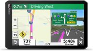 garmin dezl otr700: advanced 7-inch gps truck navigator with easy-to-read touchscreen display, custom truck routing, and load-to-dock guidance logo