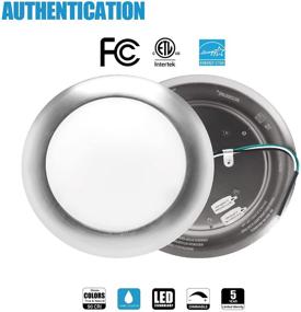 img 2 attached to Enhanced Energy Efficiency with ECOELER 6 Inch 15W Aluminum Brushed Nickel