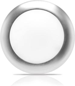 img 4 attached to Enhanced Energy Efficiency with ECOELER 6 Inch 15W Aluminum Brushed Nickel