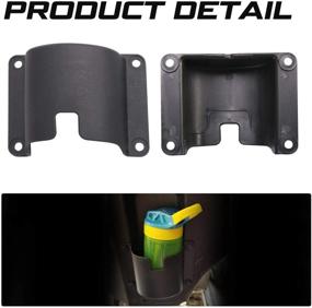 img 2 attached to Подержка бутылок Kiwi Master Cup Holder: 2 шт для Honda Pioneer 1000-5/700-4 с передними и задними держателями для напитков (2014-2021)