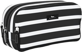 img 4 attached to Versatile SCOUT 3-Way Bag: Perfect for Traveling, Makeup, and Toiletries with 3 Zipper Compartments